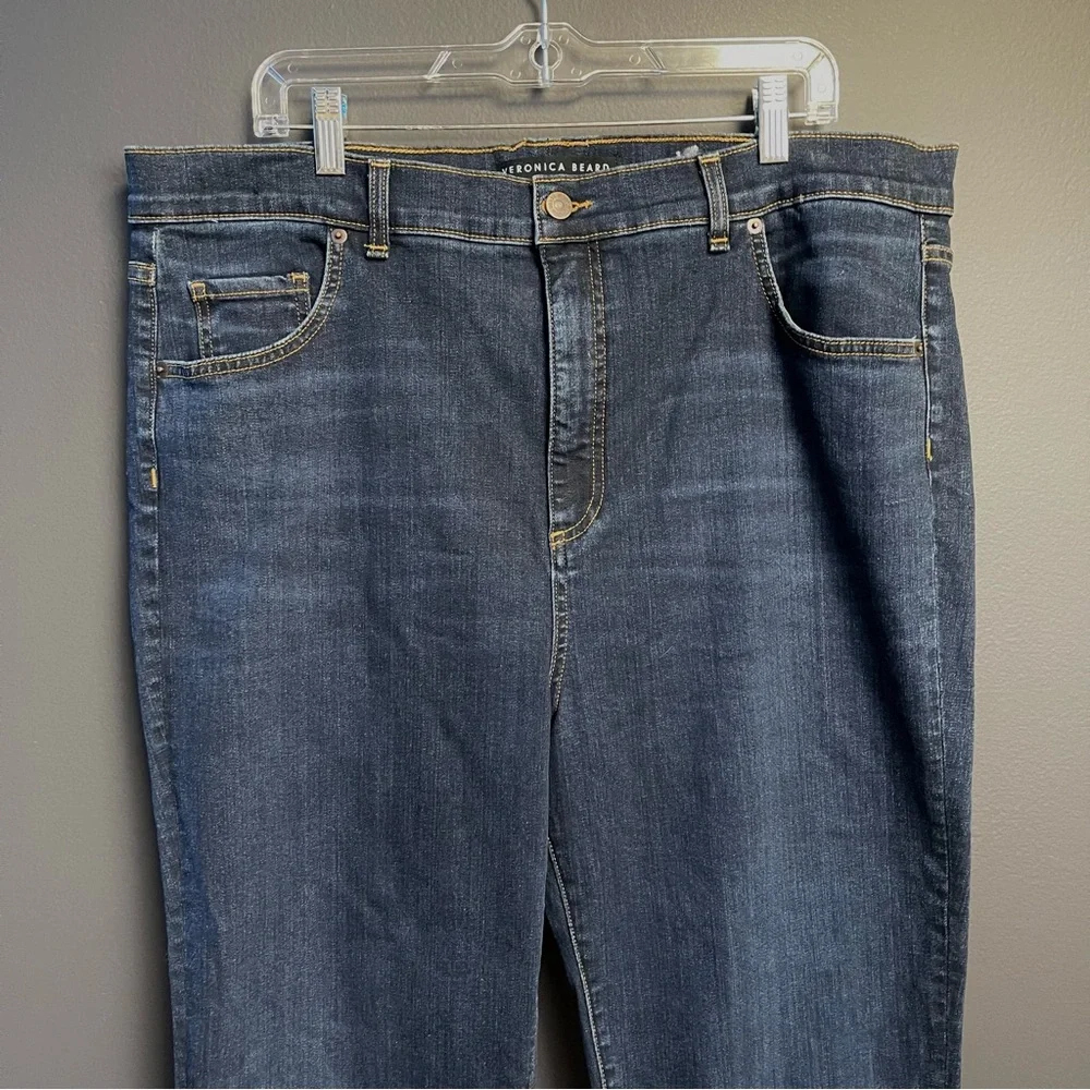 Veronica Beard Beverly Skinny Flare High Rise Jeans Size 22 - Picture 5 of 17